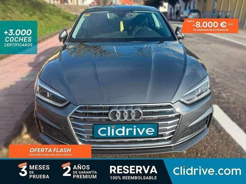 Gris Usado 2017 Audi A5 S-Line Coupe | 22.690 € (Precio justo) - Imagen 1/3