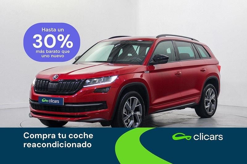 Usado Skoda Kodiaq SportLine 150 CV (110 kW) 2020 Rojo SUV