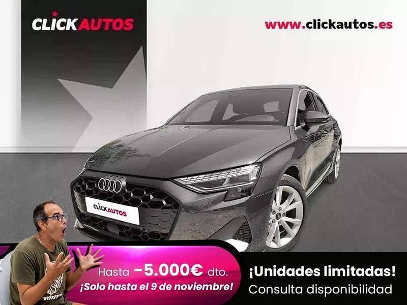 Gris Usado 2025 Audi A3 Advanced Berlina | 30.450 € (Buen precio) - Imagen 1/4