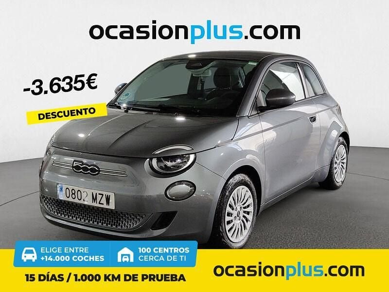 Gris Usado 2022 Fiat 500e Action Utilitario | 12.490 € (Precio justo) - Imagen 1/4