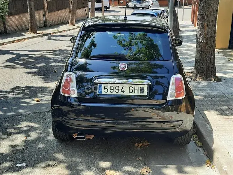 Usado Fiat 500 Sport 100 CV (73 kW) 2008 Negro Berlina