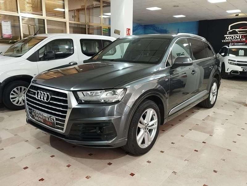 Usado Audi Q7 Design 218 CV (160 kW) 2017 Gris SUV