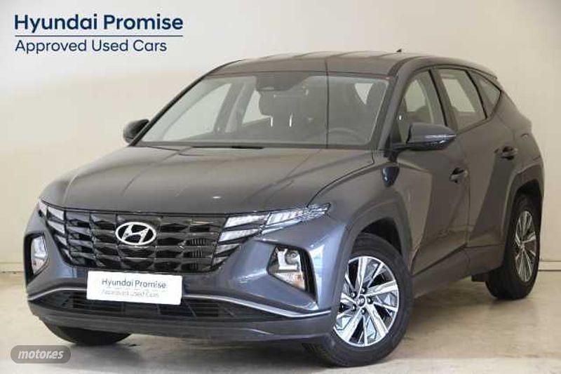 Gris Usado 2024 Hyundai Tucson SUV | 25.990 € (Un poco caro) - Imagen 1/4