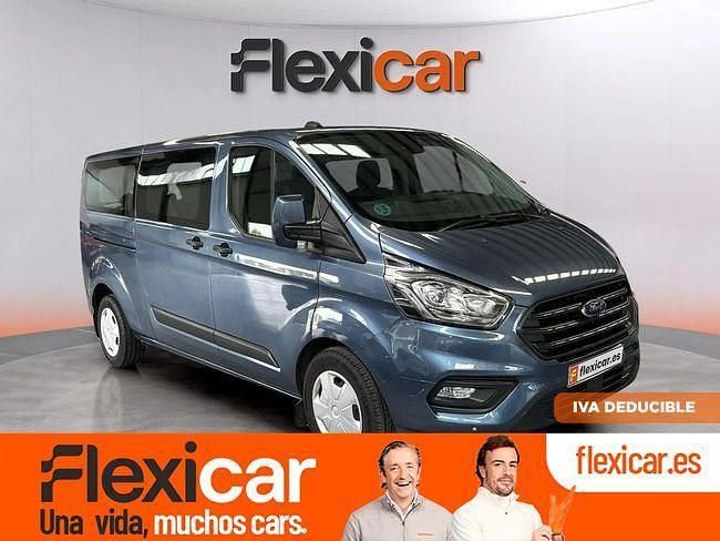 Azul Usado 2023 Ford Transit Custom Trend Familiar | 30.990 € (Precio justo) - Imagen 1/4