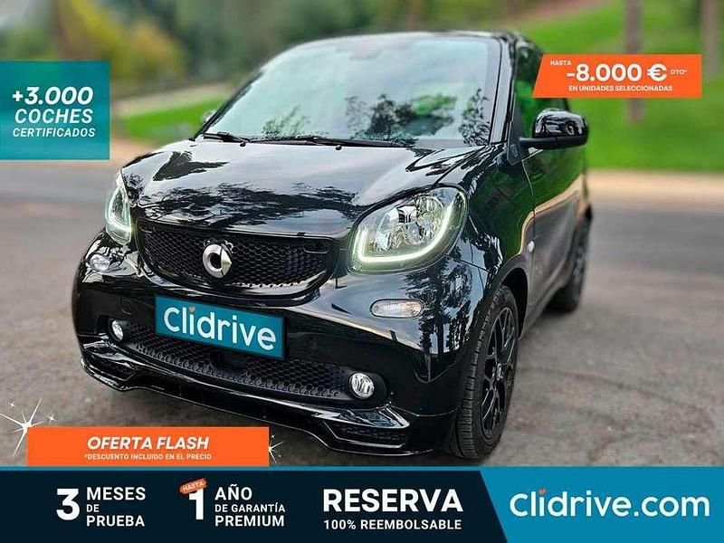 Negro Usado 2019 Smart ForTwo Electric Drive Descapotable | 11.390 € (Precio justo) - Imagen 1/3