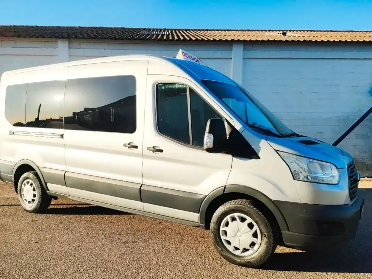 Usado Ford Transit Ambiente 130 CV (95 kW) 2018 Gris Familiar