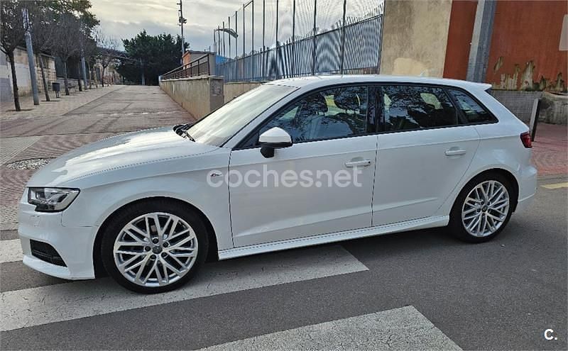 Usado Audi A3 S-Line 150 CV (110 kW) 2016 Blanco Berlina