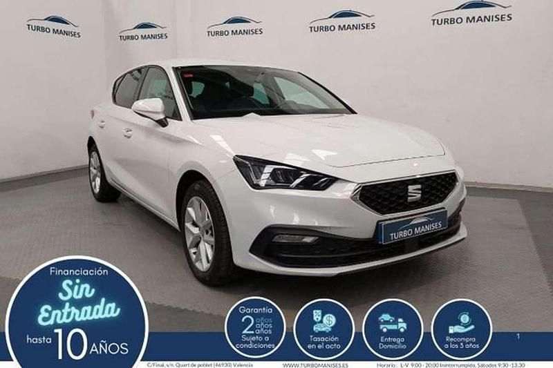 Usado Seat Leon Style 116 CV (85 kW) 2021 Blanco Utilitario