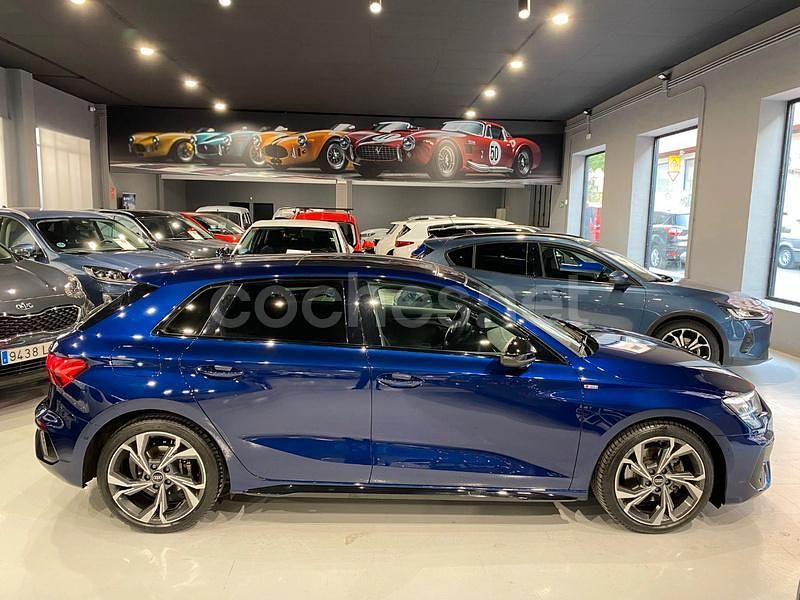 Usado Audi A3 150 CV (110 kW) 2021 Azul Berlina