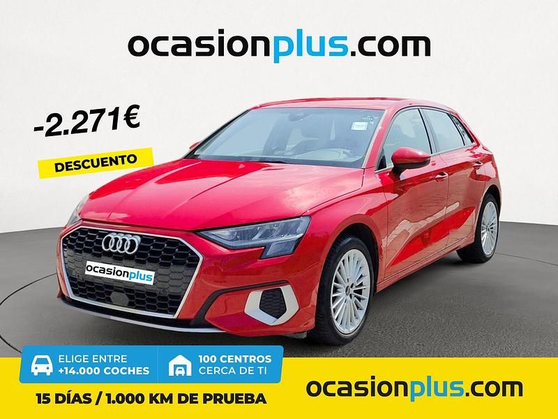 Rojo Usado 2023 Audi A3 Advanced Plus | 24.990 € (Precio justo) - Imagen 1/4