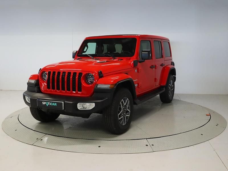Rojo Usado 2023 Jeep Wrangler Sahara SUV | 61.900 € (Precio justo) - Imagen 1/4