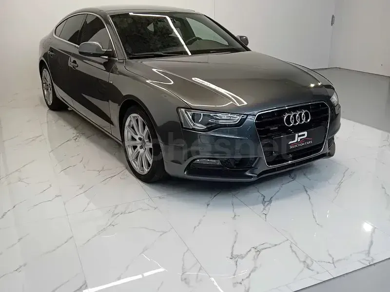 Usado Audi A5 Sportback S-Line 245 CV (180 kW) 2015 Gris / plata Utilitario