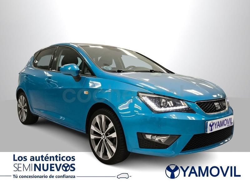 Usado Seat Ibiza FR 110 CV (80 kW) 2016 Azul Utilitario