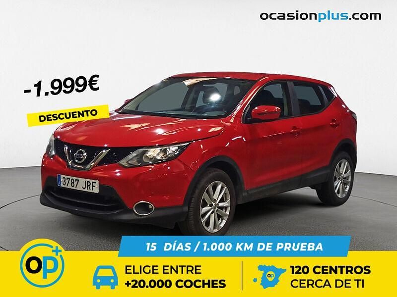 Rojo Usado 2016 Nissan Qashqai Acenta SUV | 11.991 € (Precio justo) - Imagen 1/4