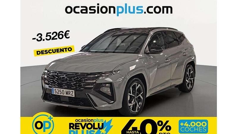 Usado Hyundai Tucson N Line 150 CV (110 kW) 2024 Gris SUV