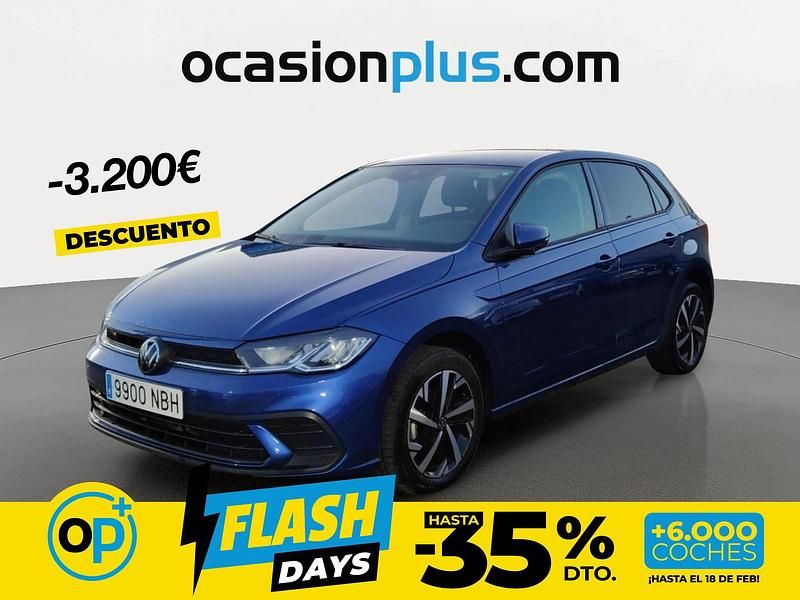 Usado VW Polo 95 CV (69 kW) 2025 Azul Berlina
