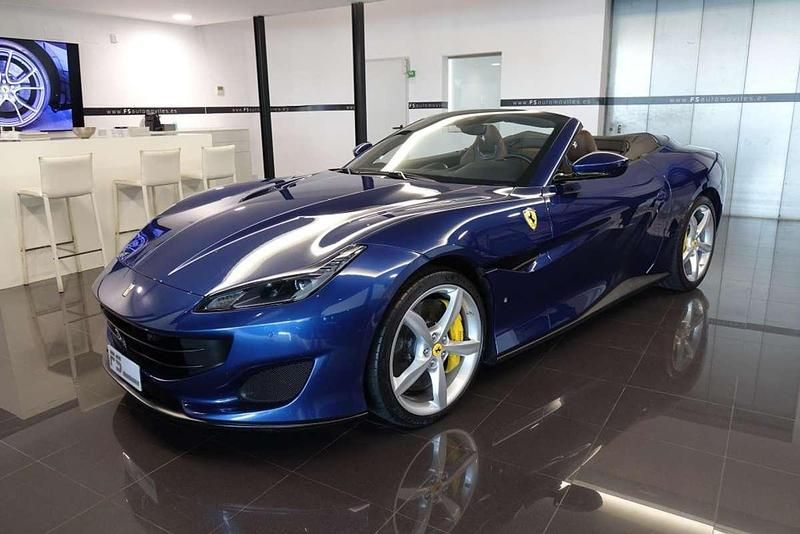 Usado Ferrari Portofino 600 CV (441 kW) 2020 Azul Descapotable