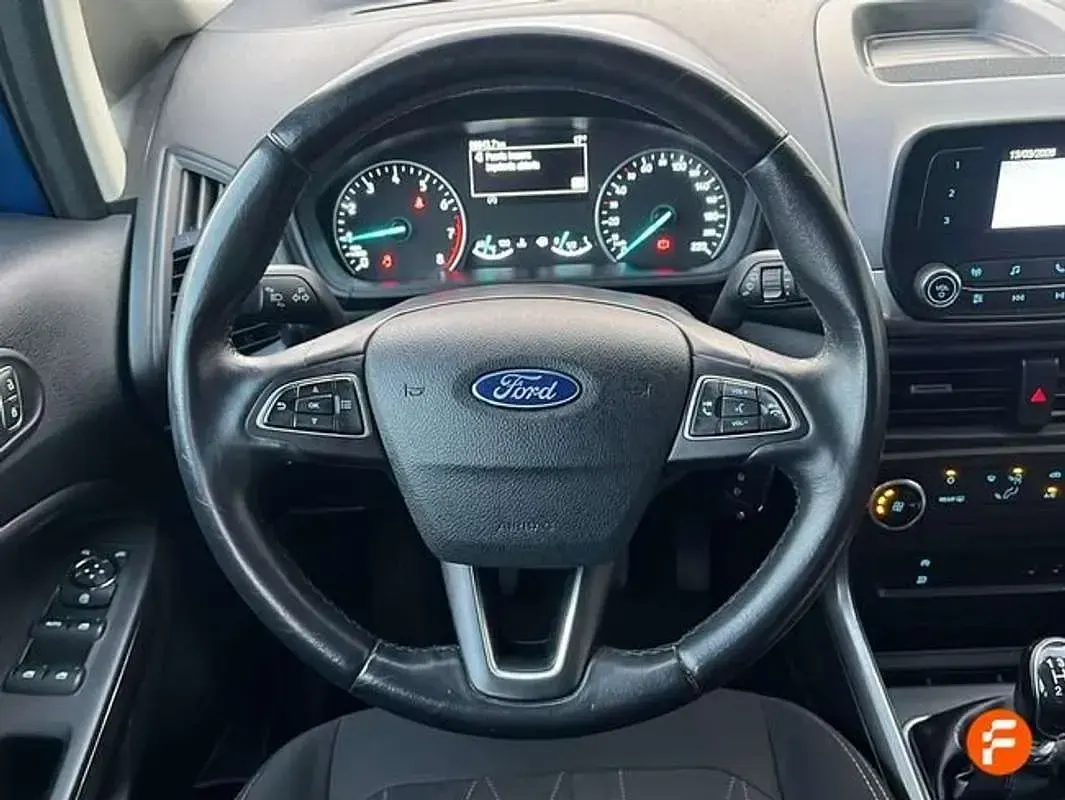 Usado Ford Ecosport Trend 125 CV (91 kW) 2018 Azul SUV