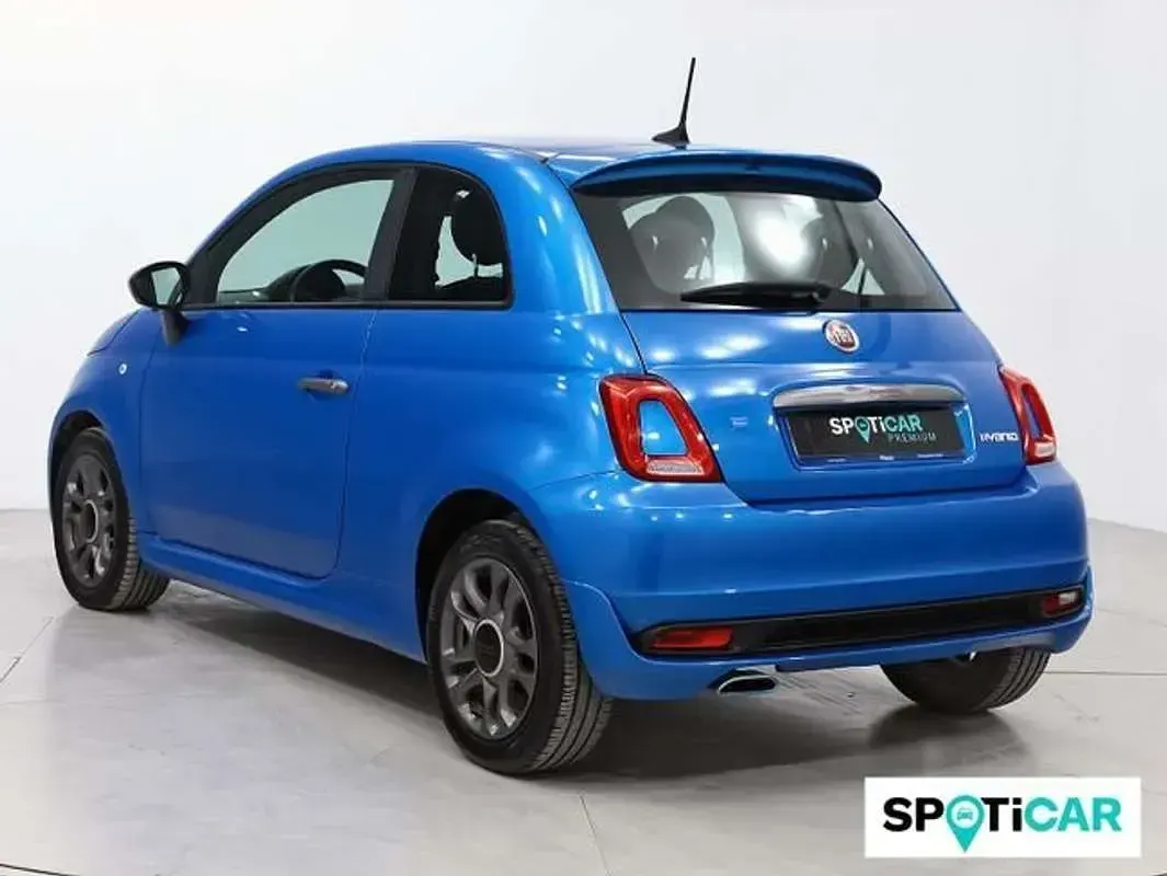Usado Fiat 500S S 71 CV (52 kW) 2020 Azul Berlina