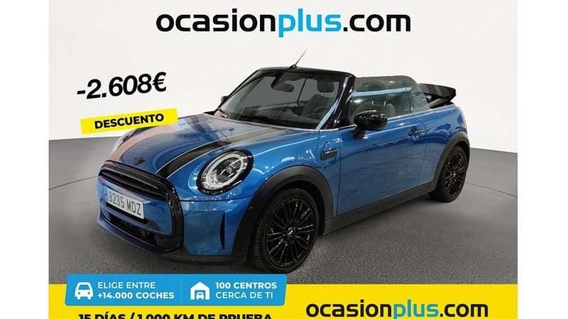 Azul Usado 2023 Mini Cooper Cabriolet Descapotable | 26.082 € (Precio justo) - Imagen 1/4