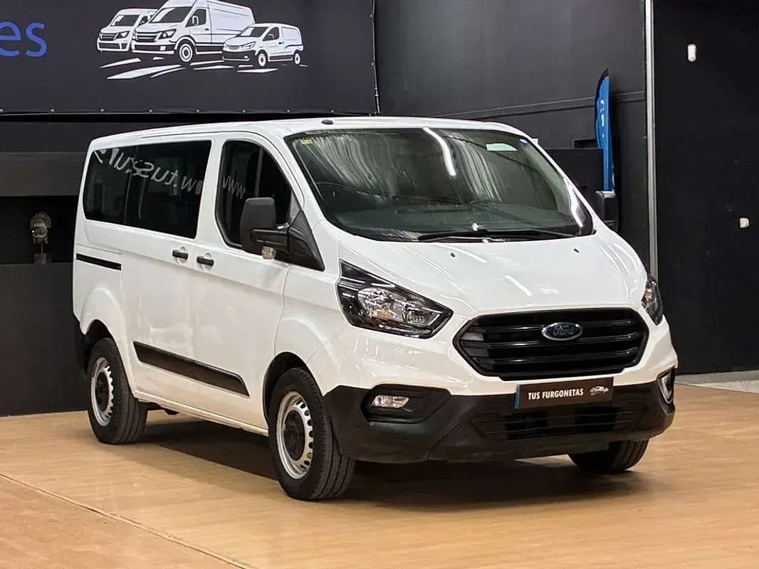 Usado Ford Transit Custom Trend 125 CV (91 kW) 2019 Blanco Van