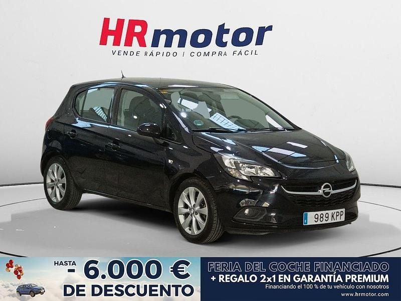 Negro Usado 2018 Opel Corsa Selective Berlina | 10.610 € (Precio justo) - Imagen 1/4