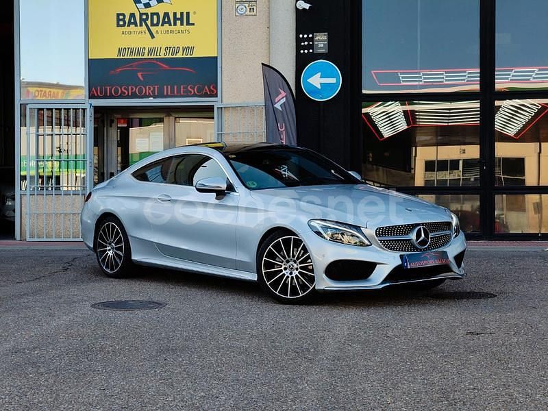 Gris / plata Usado 2018 Mercedes C220 Coupe | 21.500 € (Precio justo) - Imagen 1/4