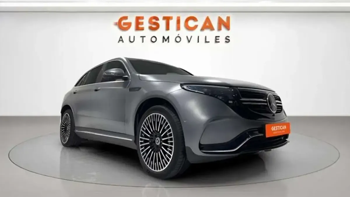 Usado Mercedes EQC400 300 kW (408 CV) 2025 Plateado SUV