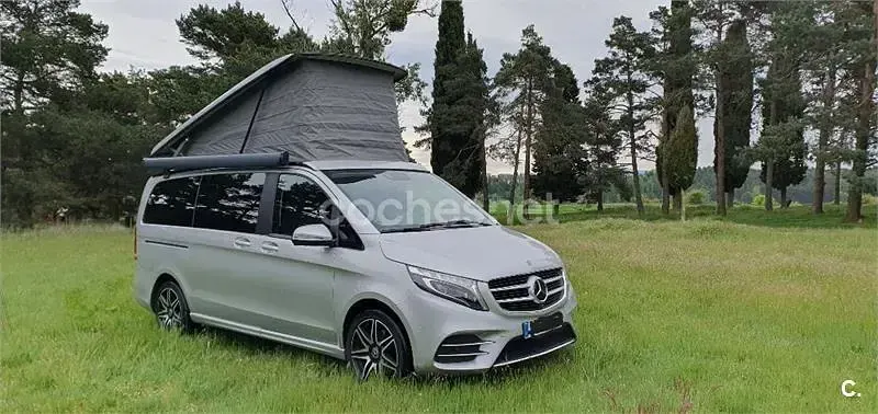Usado Mercedes V250 Avantgarde 204 CV (150 kW) 2018 Gris / plata Monovolumen