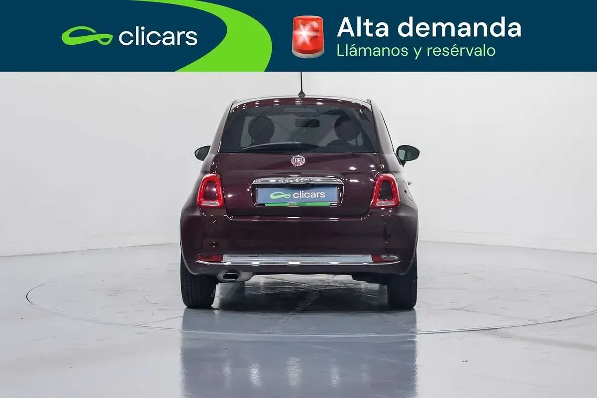 Usado Fiat 500 Lounge 69 CV (50 kW) 2017 Rojo Utilitario