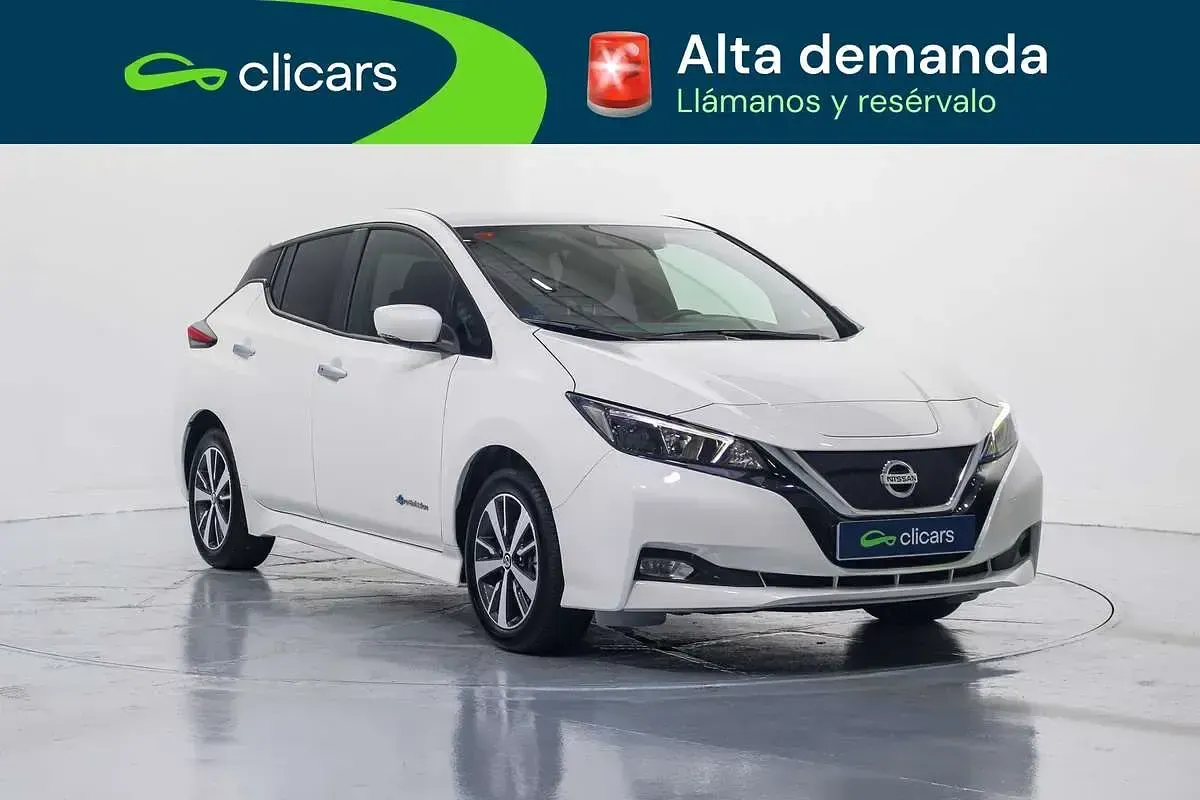 Usado Nissan Leaf Acenta 110 kW (150 CV) 2019 Blanco Utilitario