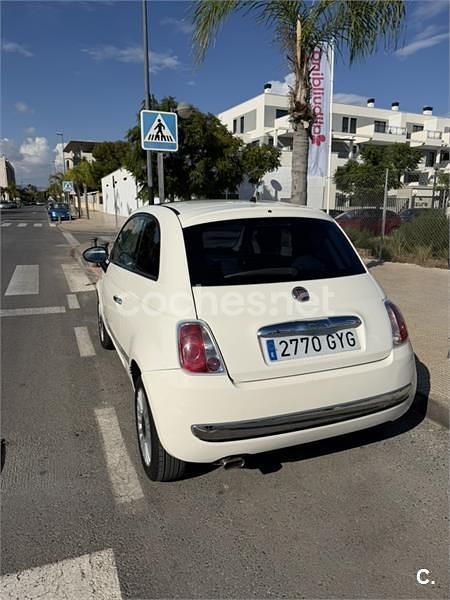 Usado Fiat 500 Lounge 69 CV (50 kW) 2010 Blanco Berlina