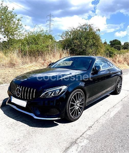 Negro Usado 2017 Mercedes C300 AMG line Coupe | 32.000 € (Un poco caro) - Imagen 1/4