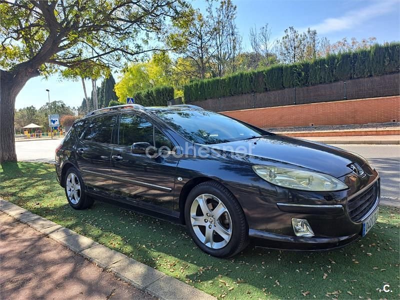 Usado Peugeot 407 Sport 136 CV (100 kW) 2005 Negro Familiar