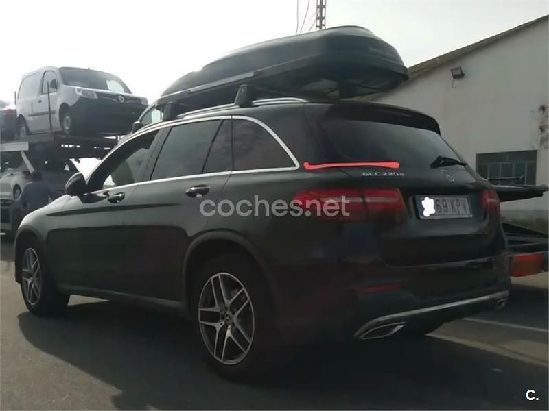 Usado Mercedes GLC220 170 CV (125 kW) 2018 Negro SUV