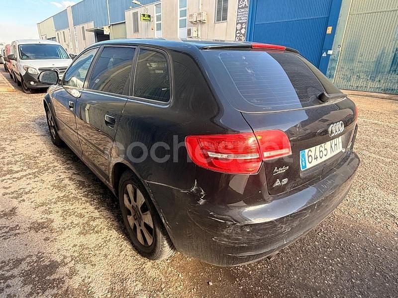 Usado Audi A3 Ambition 105 CV (77 kW) 2010 Negro Berlina