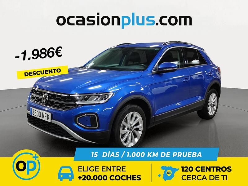 Azul Usado 2023 VW T-Roc Life SUV | 21.850 € (Buen precio) - Imagen 1/4
