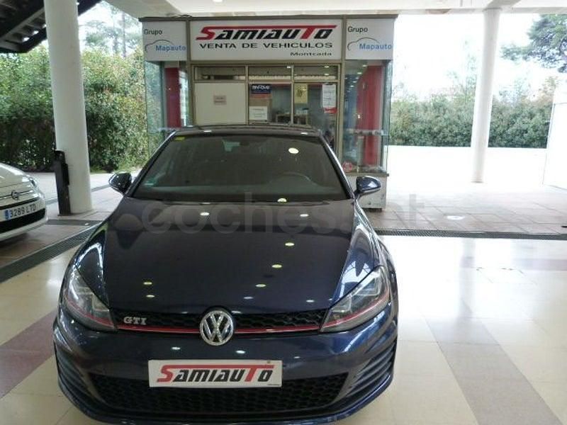 Usado VW Golf VII GTI 220 CV (161 kW) 2017 Azul Berlina