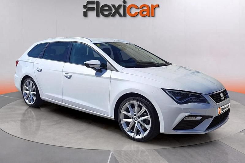 Blanco Usado 2018 Seat Leon ST FR Familiar | 17.190 € (Precio justo) - Imagen 1/4