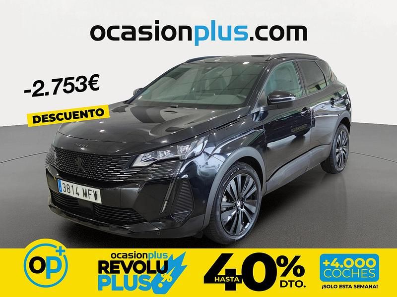 Usado Peugeot 3008 GT 130 CV (95 kW) 2023 Negro SUV