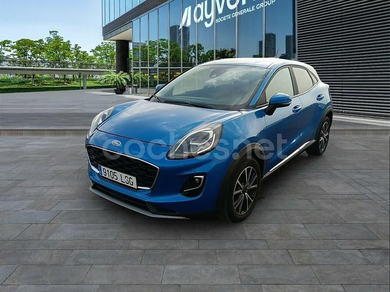 Azul Usado 2021 Ford Puma Gen-E Titanium SUV | 17.400 € (Precio justo) - Imagen 1/4