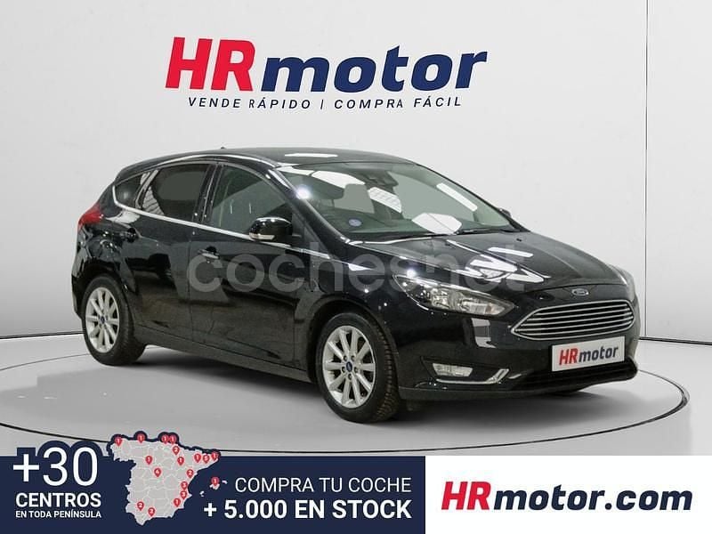 Negro Usado 2015 Ford Focus Titanium Berlina | 9350 € (Buen precio) - Imagen 1/4