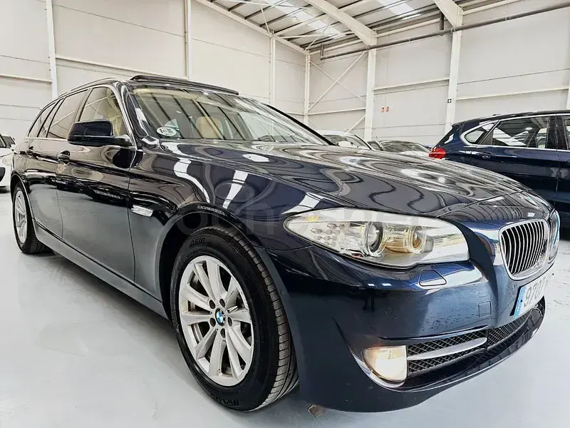 Usado BMW 520 Efficient Dynamics 184 CV (135 kW) 2013 Azul Familiar