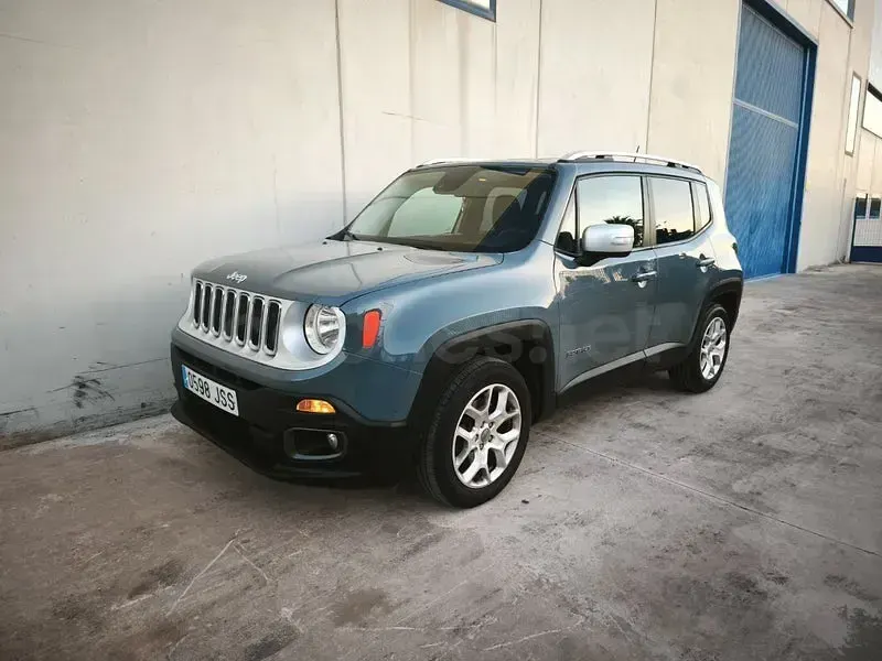 Usado Jeep Renegade Limited 120 CV (88 kW) 2016 Azul SUV