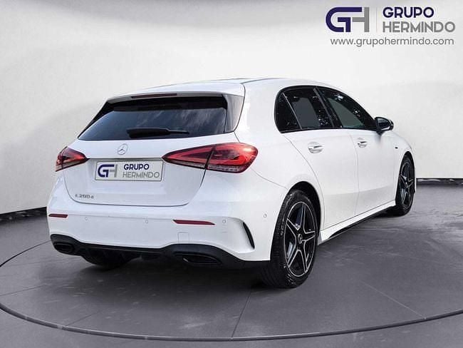 Usado Mercedes A200 AMG line Plus 150 CV (110 kW) 2021 Blanco Berlina