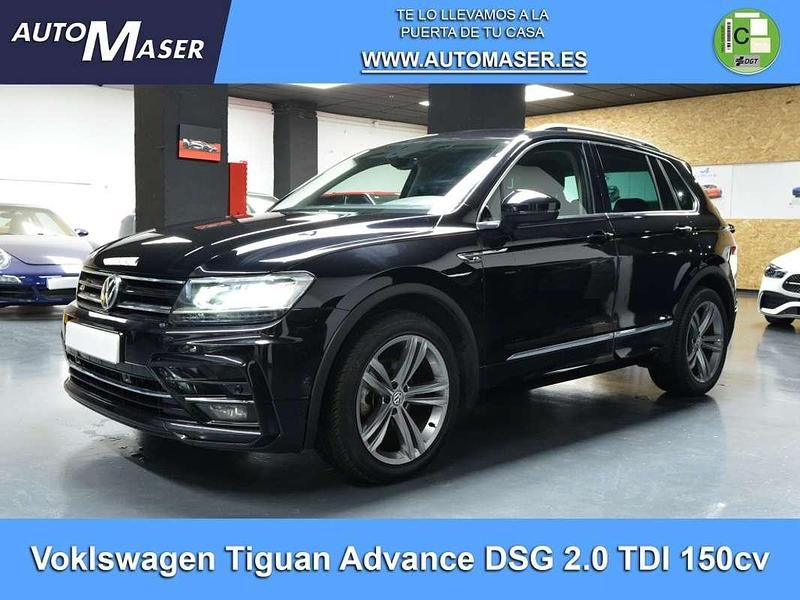 Negro Usado 2020 VW Tiguan Advance SUV | 25.890 € (Precio justo) - Imagen 1/4
