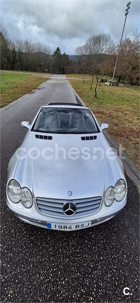 Usado Mercedes SL500 306 CV (225 kW) 2002 Gris / plata Descapotable