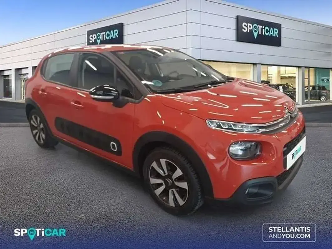 Usado Citroën C3 Feel 82 CV (60 kW) 2017 Naranja Berlina