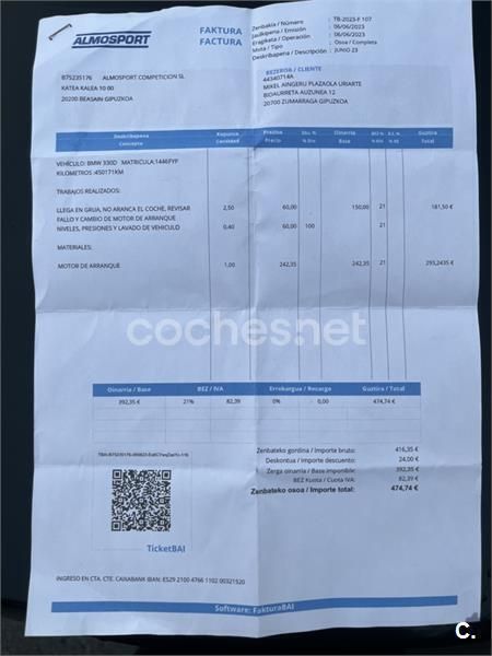 Negro Usado 2007 BMW 330 Coupe | 10.000 € - Imagen 1/1