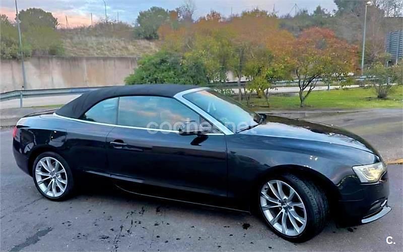 Usado Audi A5 Cabriolet 177 CV (130 kW) 2014 Negro Descapotable